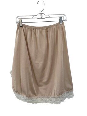 Vanity Fair Half Slip 20” L 42 Nylon Used Nude Cream